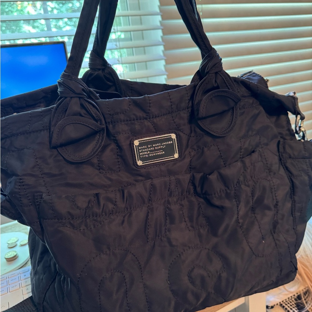 Marc Jacobs Black Quilted Tote